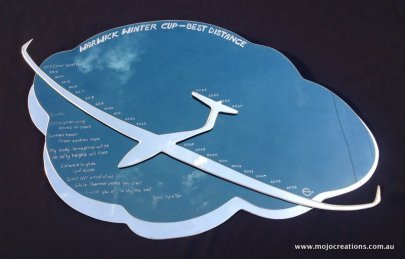 Warwick Winter Cup Gliding Trophy (wall mounted)